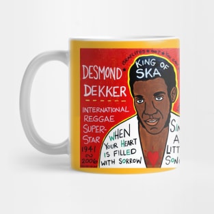 Desmond Dekker ska reggae folk art Mug